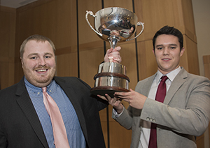1.30.2015 - Olin Cup presentations at Whitaker Hall.Photo by Mary Butkus/WUSTL Photos