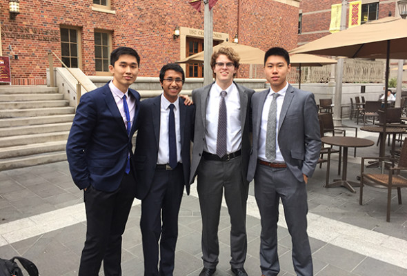 WUSIF students at USC Investing competition
