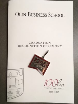 GMF Class of 2016 will be the first to receive the Olin100 Centennial souvenir zipper pull on their graduation gowns in honor of the school's Centennial Celebration.