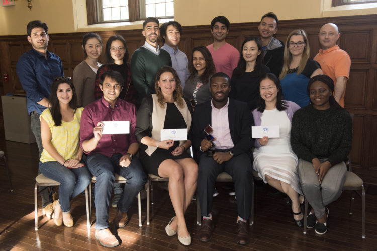 Liberman Award honorees from Olin. Back row, from left to right: Anshul Singhal MBA