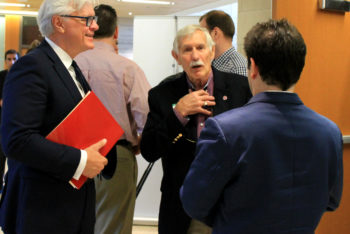 Dean Taylor speaking to attendees at his Century Club presentation on Thursday, Sept. 20, 2018.