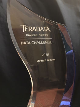 Teradata competition trophy.