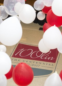 Olin’s 100th birthday celebration & Balloon Drop