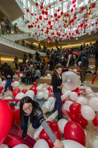 Olin’s 100th birthday celebration & Balloon Drop